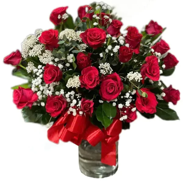 24 RED ROSES - Hochiminh Flower Delivery