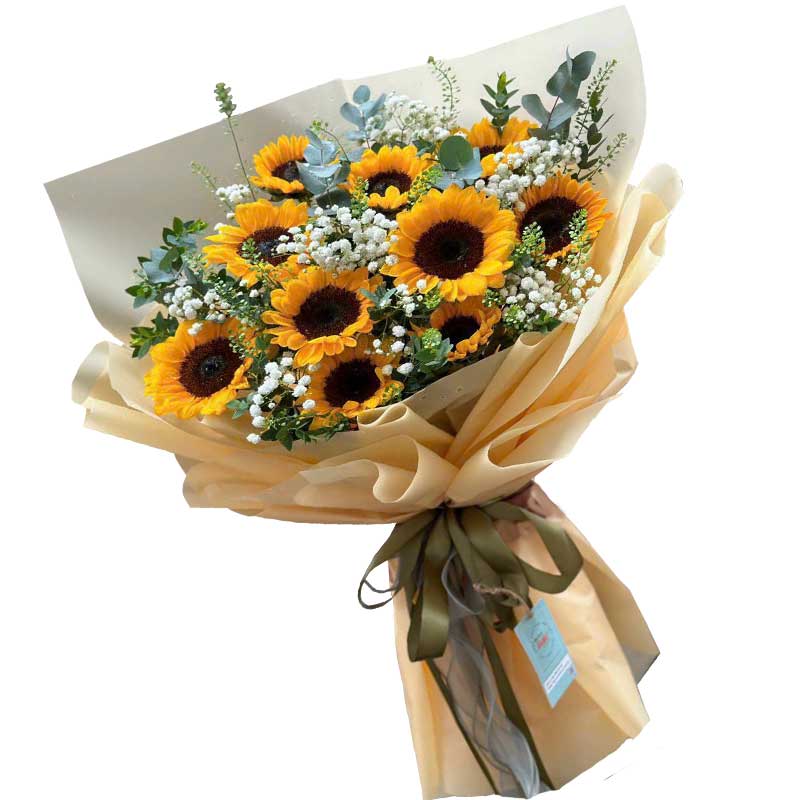 額装品/Sunflowers for Hope（デビット ホックニー） Sunflower Arrangement | Delivery NYC Flower Arrangements